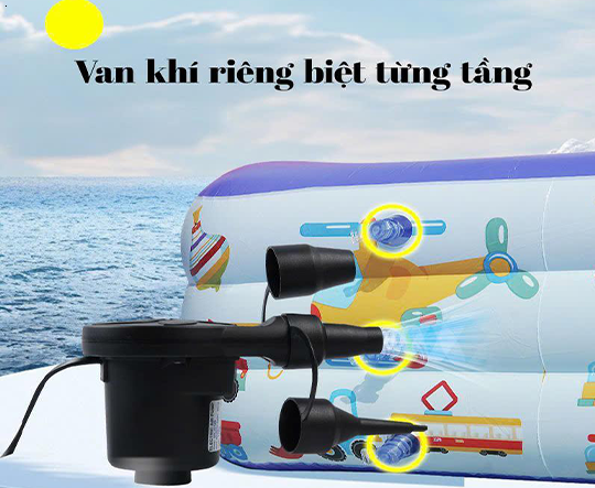 Mẫu 3m _ Bể Bơi _ Hồ Bơi - 3 Tầng TẶNG Bơm Hơi Cầm Tay