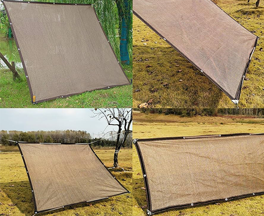 Khổ 4mx6m _ Lưới Che Nắng - Bạt Che Nắng Hàng Nhập Khẩu Cao Cấp Mila _ May Viền - Đóng Khoen _ Chắc Chắn