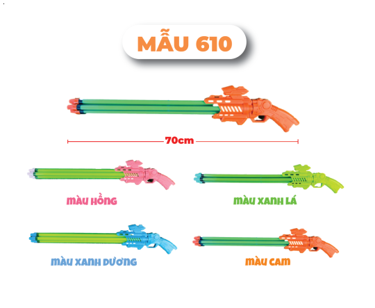 Mẫu 610 _ Súng Phun Nước