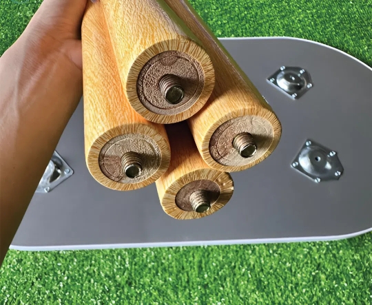 Bàn Trà Chân Gỗ Tự Nhiên