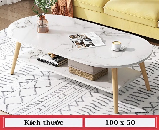 Bàn Trà Chân Gỗ Tự Nhiên