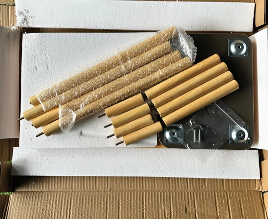 Bàn 3 Tầng Khung Gỗ Lắp Ráp