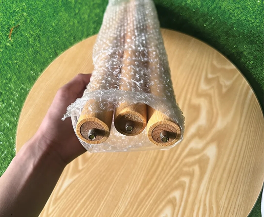 Bàn Tròn Gỗ Ép Lắp Ráp